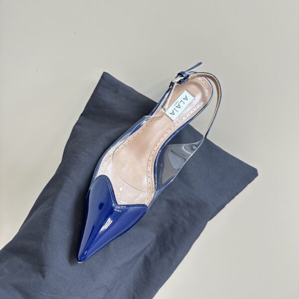 LE CŒUR SLINGBACKS IN PATENT LAMBSKIN