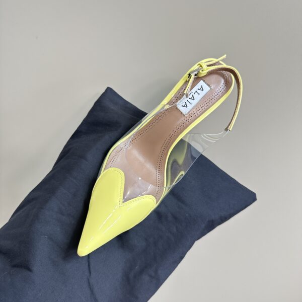 LE CŒUR SLINGBACKS IN PATENT LAMBSKIN