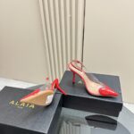 LE CŒUR SLINGBACKS IN PATENT LAMBSKIN