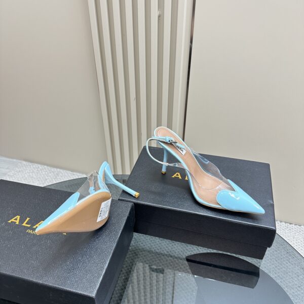 LE CŒUR SLINGBACKS IN PATENT LAMBSKIN