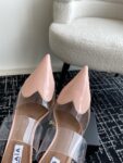 LE CŒUR MULES IN PATENT CALFSKIN