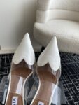 LE CŒUR MULES IN PATENT CALFSKIN