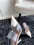 LE CŒUR MULES IN PATENT CALFSKIN