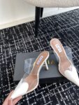 LE CŒUR MULES IN PATENT CALFSKIN
