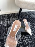 LE CŒUR MULES IN PATENT CALFSKIN