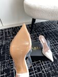 LE CŒUR MULES IN PATENT CALFSKIN