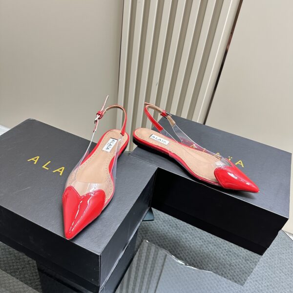 LE CŒUR FLAT SLINGBACKS IN PATENT CALFSKIN