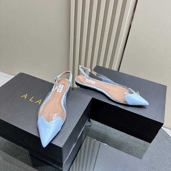 LE CŒUR FLAT SLINGBACKS IN PATENT CALFSKIN