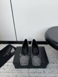 Billie Flat in Crystal Satin