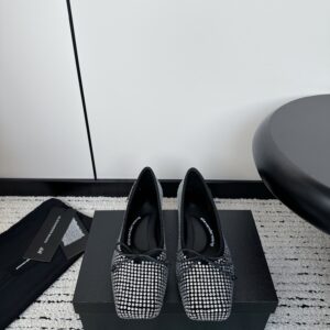 Billie Flat in Crystal Satin
