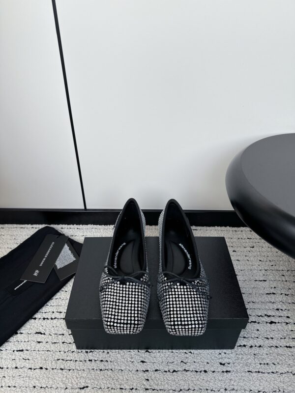 Billie Flat in Crystal Satin