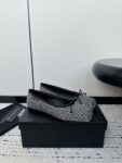 Billie Flat in Crystal Satin