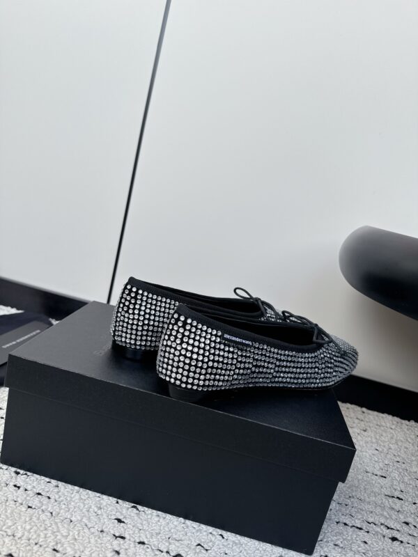 Billie Flat in Crystal Satin