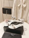 Dome Goatskin Leather Flat Sandal