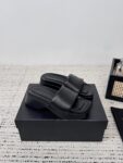 Trompe-l'oeil Denim Goatskin Float Slide