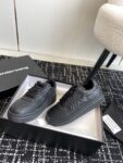 Puff Pebble Leather Sneaker with Logo