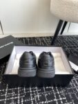 Puff Pebble Leather Sneaker with Logo