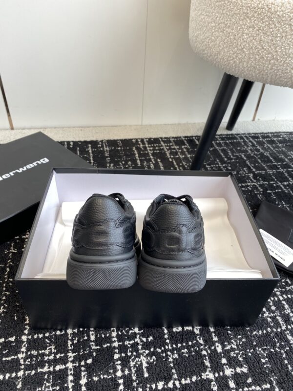 Puff Pebble Leather Sneaker with Logo