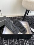 Puff Pebble Leather Sneaker with Logo