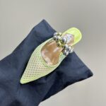 Flat Mules With Pearl
