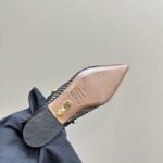 Flat Mules With Pearl