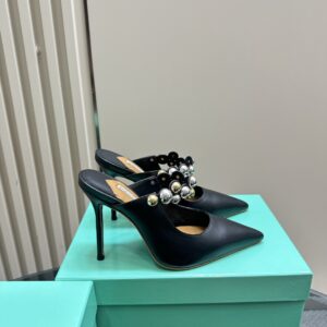 Pump Mules With Pearl