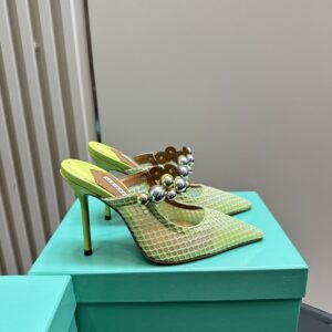 Pump Mules With Pearl