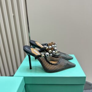 Pump Mules With Pearl