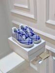 Check Knit Box Sneakers