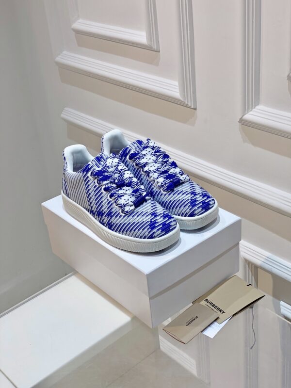 Check Knit Box Sneakers