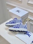 Check Knit Box Sneakers