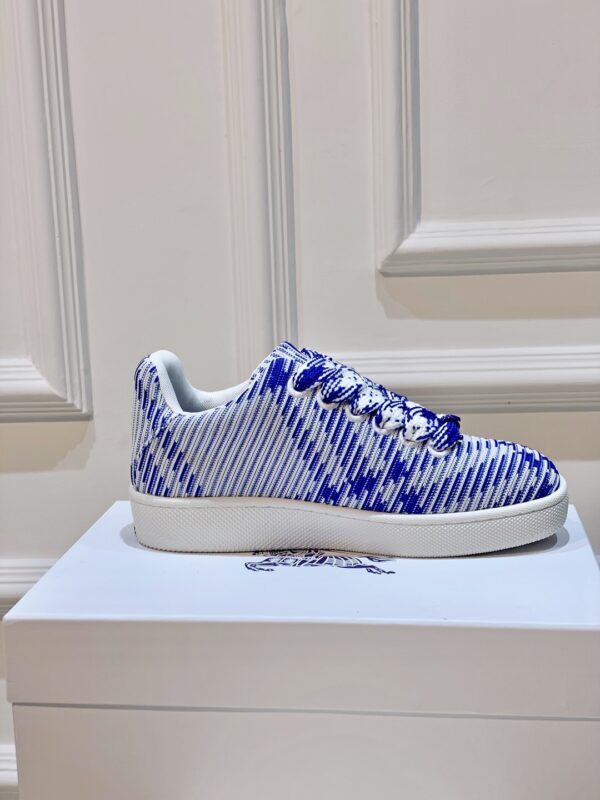 Check Knit Box Sneakers