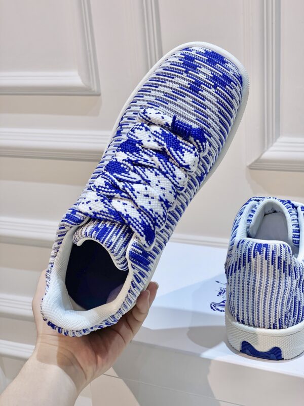 Check Knit Box Sneakers