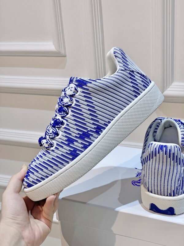 Check Knit Box Sneakers