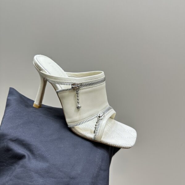 Leather Peep Sandals