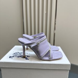 Leather Peep Sandals