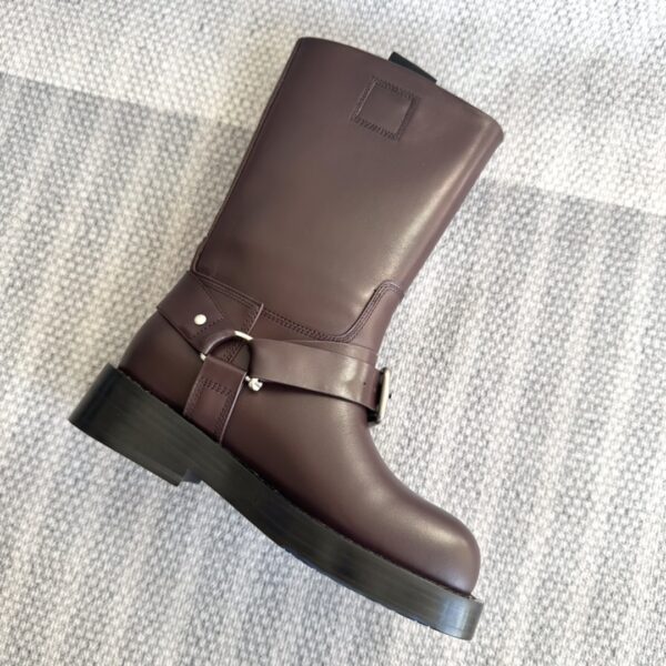 Leather Saddle Boots