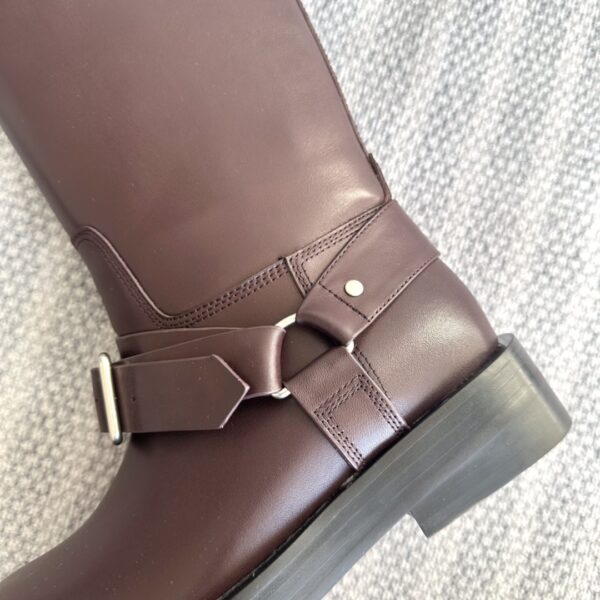 Leather Saddle Boots