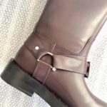 Leather Saddle Boots