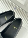 CELINE LUCO LOAFER WITH FRINGES IN SUEDE CALFSKIN CARAMEL