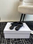 CELINE ALMA TRIOMPHE FLAT SLINGBACK IN GROS-GRAIN