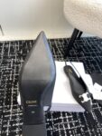 CELINE ALMA TRIOMPHE FLAT SLINGBACK IN GROS-GRAIN