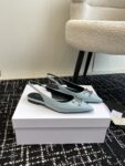 CELINE ALMA TRIOMPHE FLAT SLINGBACK IN GROS-GRAIN