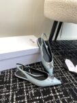 CELINE ALMA TRIOMPHE FLAT SLINGBACK IN GROS-GRAIN