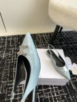 CELINE ALMA TRIOMPHE FLAT SLINGBACK IN GROS-GRAIN