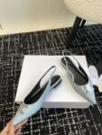 CELINE ALMA TRIOMPHE FLAT SLINGBACK IN GROS-GRAIN