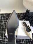 CELINE ALMA TRIOMPHE FLAT SLINGBACK IN GROS-GRAIN
