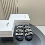CELINE - TIPPI SLIDE IN CANVAS & CALFSKIN
