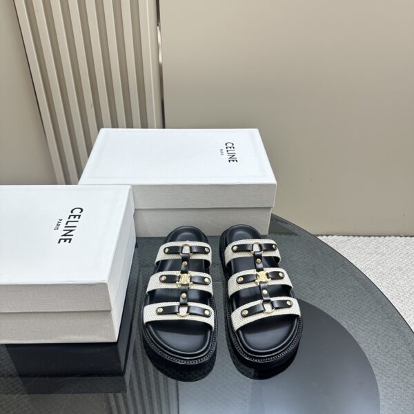 CELINE - TIPPI SLIDE IN CANVAS & CALFSKIN