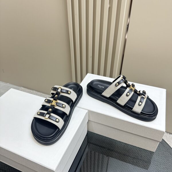 CELINE - TIPPI SLIDE IN CANVAS & CALFSKIN